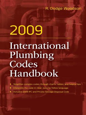 cover image of 2009 International Plumbing Codes Handbook